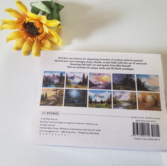 Just In: Brand New Bob Ross Collectible 10 card Box Set. - Picture 5 of 6